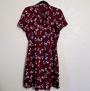 Banana Republic Twist Neck and Flare Dress